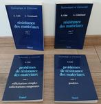 Lot 4 ouvrages Résistance des matériaux (Giet A.), Overige wetenschappen, GIET A., Ophalen, Gelezen