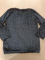 Zwarte longsleeve velours Lola Liza 38, Maat 38/40 (M), Zwart, Lola liza, Ophalen of Verzenden