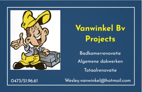 Klusjesman Vanwinkel bv Projects, Diensten en Vakmensen, Klusjesman en Klusbedrijf