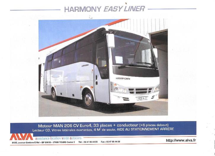 ALVA HARMONY EASY LINER, Boeken, Auto's | Folders en Tijdschriften, Zo goed als nieuw, Overige merken, Ophalen of Verzenden