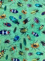Groen katoentje met kleurige insecten, Ophalen of Verzenden, Zo goed als nieuw, 30 tot 120 cm, Katoen