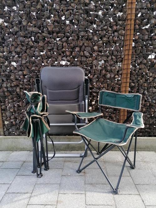 Kampeerstoelen incl bekerhoudet, 2 stuks, vanaf €10 per stuk, Caravans en Kamperen, Kampeermeubelen, Gebruikt, Campingstoel, Ophalen