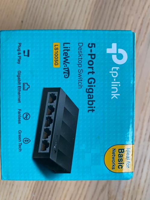 TP-Link LS1005G, Computers en Software, Netwerk switches, Zo goed als nieuw, Ophalen of Verzenden
