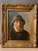 Schilderij Visser van L. Van Damme, Enlèvement