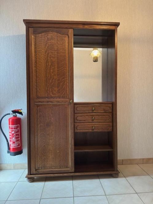 Houten vestiairekast, Huis en Inrichting, Kasten | Wandmeubels, Zo goed als nieuw, 150 tot 200 cm, Minder dan 150 cm, 25 tot 50 cm