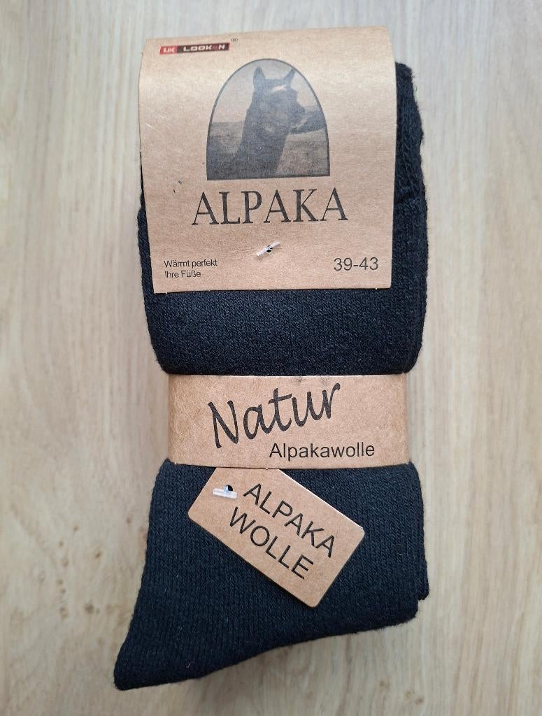 3 Paar Dunne Alpaka Wollen Sokken Maat 39-43 (Zwart), Vêtements | Femmes, Chaussettes & Bas, Neuf, Chaussettes et Chaussettes genoux
