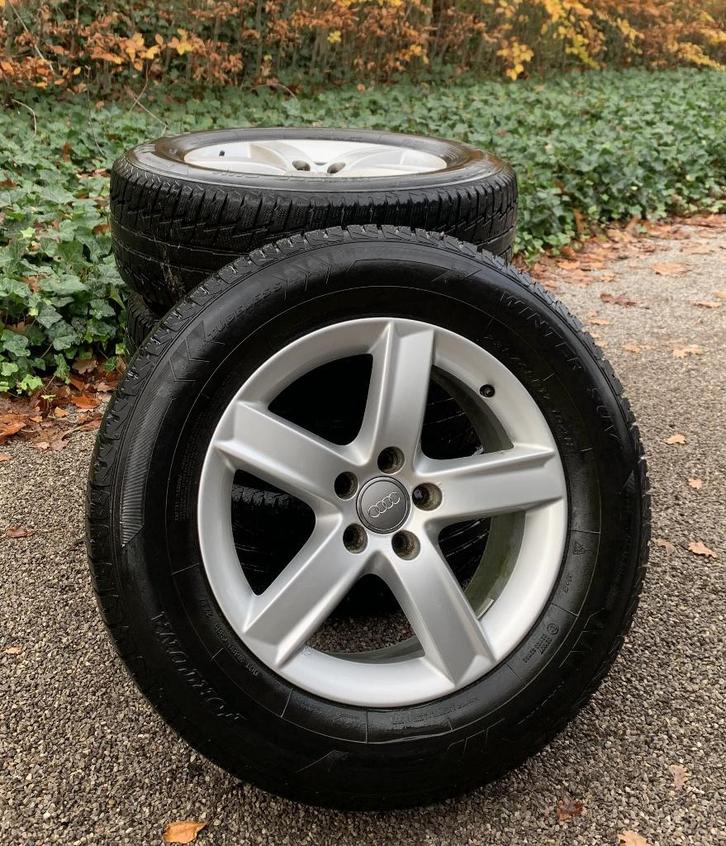 Winterbanden Audi Q5, Auto-onderdelen, Banden en Velgen, Banden en Velgen, Winterbanden, 17 inch, 235 mm, Personenwagen, Gebruikt