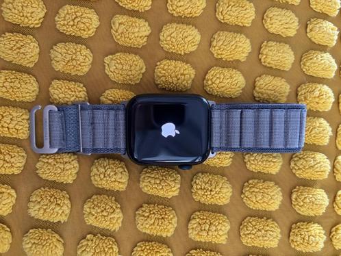 Apple Watch Serie 9 - 45mm - GPS, Handtassen en Accessoires, Smartwatches, Zo goed als nieuw, iOS, Zwart, GPS, Ophalen of Verzenden
