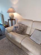 Lederen zetel -bank - sofa, Huis en Inrichting, Zetels | Zetels, Ophalen, Gebruikt, Minder dan 75 cm, 300 cm of meer