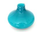 vaas blauw glas, Minder dan 50 cm, Verzenden, Blauw, Glas