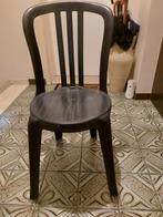 6 kunststof stoelen, Huis en Inrichting, Stoelen, Vijf, Zes of meer stoelen, Kunststof, Gebruikt, Zwart