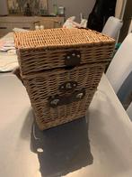 Picknick fietsmand, Ophalen of Verzenden, Gebruikt, Fietsmand, Stuurbevestiging