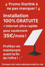 Starlink internet : premier mois gratuit, Télécoms, Antennes & Mâts, Enlèvement ou Envoi, Neuf, Antenne