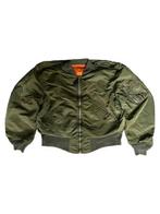 Alpha Industries L-2B vintage flight/bomber jacket, Groen, Alpha Industries, Maat 46 (S) of kleiner, Gedragen