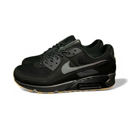 Nike Air Max 90 Black Smoke Grey Gum Refl. - 42.5/43/45.5/46, Kleding | Heren, Schoenen, Nieuw, Sneakers, Zwart, Verzenden