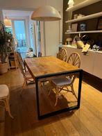 Mangohout tafel, Huis en Inrichting, Tafels | Eettafels, Ophalen, Zo goed als nieuw