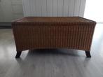 Rieten opbergmand, Huis en Inrichting, Ophalen, Gebruikt, 50 tot 100 cm, Teakhout