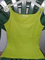 top vert moutarde fluo - CAMAIEU - Taille S/M, Comme neuf, Vert, Taille 36 (S), Sans manches