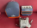 Nieuwe duitse Hohner XS accordeon . Super licht ., Nieuw, Hohner, Met riemen, Toetsaccordeon