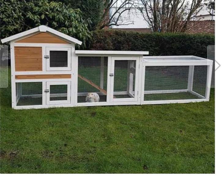 Konijnenhok met ren, Dieren en Toebehoren, Knaagdieren en Konijnen | Hokken en Kooien, Nieuw, Hok, Konijn, Ophalen