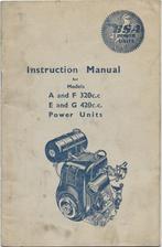 BSA Manuel d'instructions, Motos, Modes d'emploi & Notices d'utilisation, Autres marques