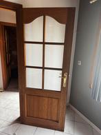 Binnendeuren in hout, Doe-het-zelf en Bouw, Ophalen, Zo goed als nieuw, Glas