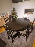 tafel met 6 stoelen, Huis en Inrichting, Ophalen, Gebruikt