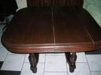 antieke vierkante tafel + 6 stoelen, Ophalen