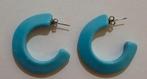 CREOOLSE OORBELLEN, Handtassen en Accessoires, Oorbellen, Ophalen of Verzenden, Nieuw, Blauw, Hangers