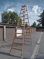 houten ladder, Doe-het-zelf en Bouw, Ladders en Trappen, Ophalen, Gebruikt, Ladder