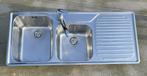 Spoelbak inox FRANKE + mengkraan, Huis en Inrichting, Keuken | Keukenelementen, Ophalen, Gebruikt