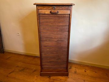 Schitterende Artdeco 1930 Rolluikkast Archiefkast Muziekkast beschikbaar voor biedingen