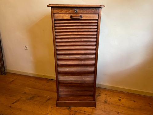 Schitterende Artdeco 1930 Rolluikkast Archiefkast Muziekkast, Antiek en Kunst, Antiek | Woonaccessoires, Ophalen