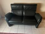 lederen zetel, Huis en Inrichting, Ophalen, Gebruikt, 150 tot 200 cm, Tweepersoons