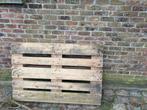 Europallet en twee houten balken, Doe-het-zelf en Bouw, Hout en Planken, Gebruikt, Ophalen