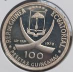 Equatoriaal-Guinea 100 pesetas 1970 (zilver), Verzenden, Overige landen, Losse munt, Zilver