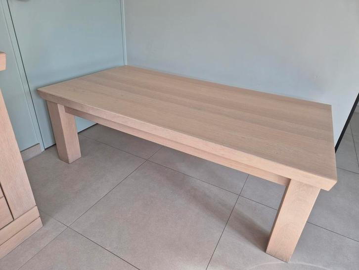 Langwerpige salontafel, Huis en Inrichting, Tafels | Salontafels, Gebruikt, Ophalen