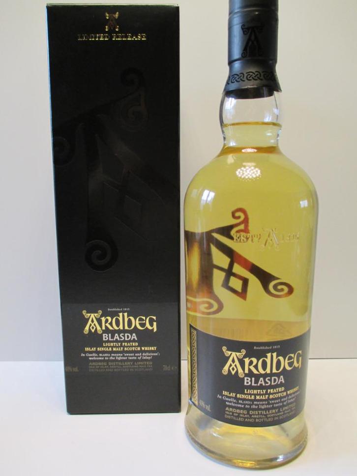 Whisky Ardbeg Blasda, Collections, Vins, Neuf, Autres types, Autres régions, Pleine, Enlèvement