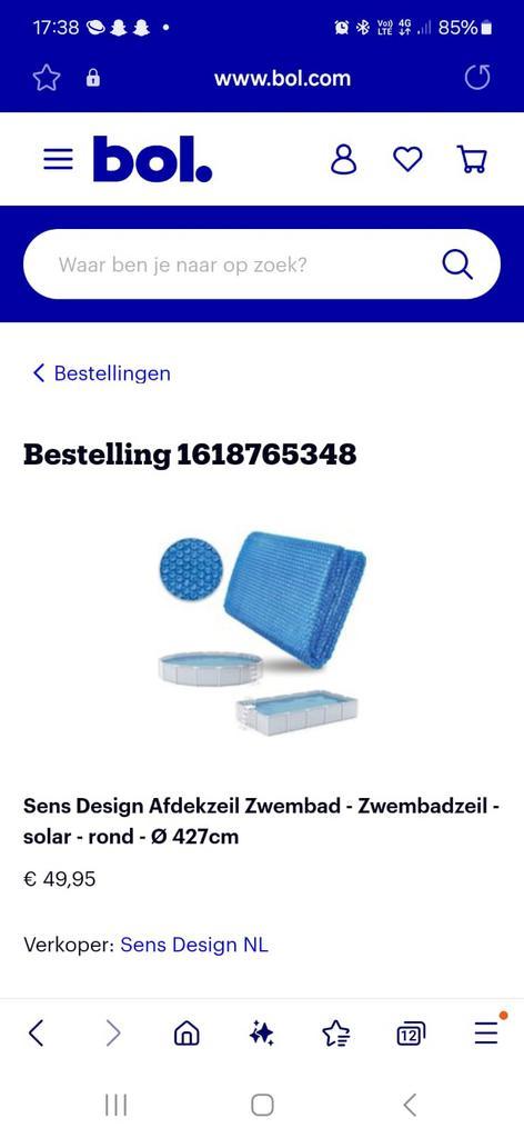 Rond zwembad 427x 107 met pomp, zonder zeil, Tuin en Terras, Zwembaden, Zo goed als nieuw, Rond, Ophalen
