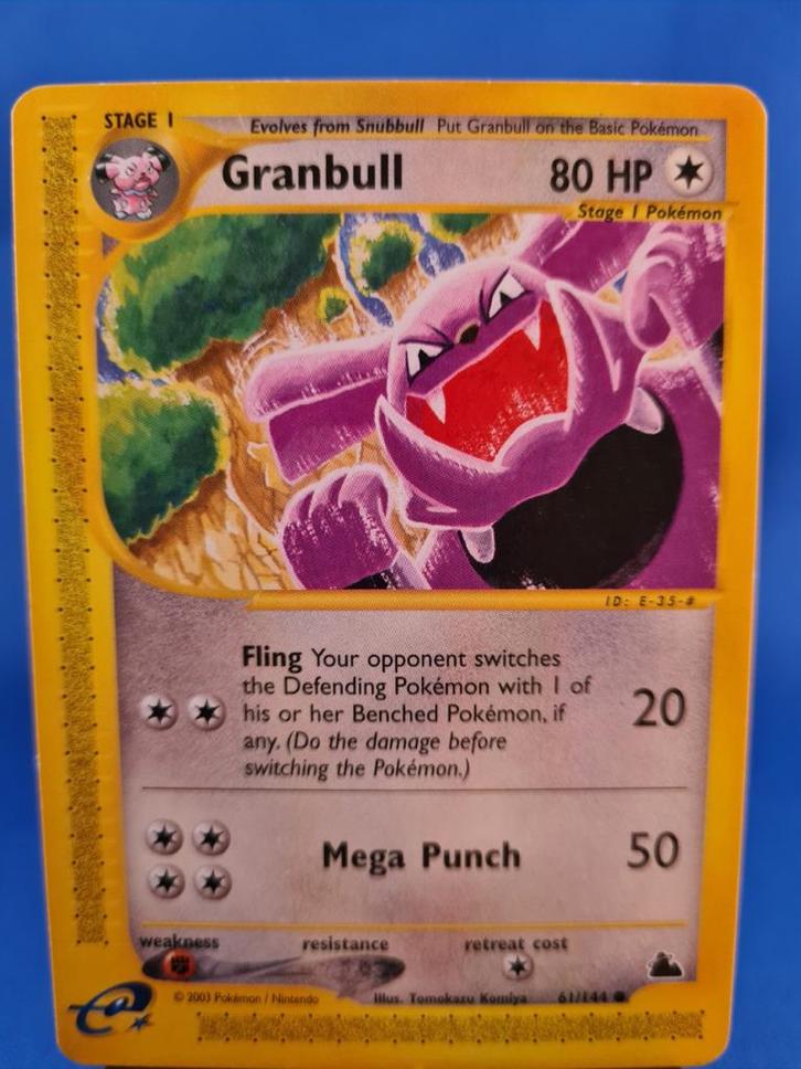 Granbull 61/144 - Skyridge, Hobby en Vrije tijd, Verzamelkaartspellen | Pokémon, Gebruikt, Verzenden