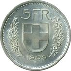 Zwitserland 5 francs, 1969B 	Zilver (0.835)munt 15g, Zilver, Ophalen of Verzenden, Losse munt, Overige landen