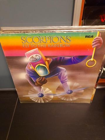 lp - scorpions - fly to the rainbow, Enlèvement ou Envoi, Utilisé