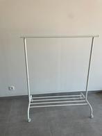 Wit ikea kledingrek, Ophalen, Met wielen, Zo goed als nieuw