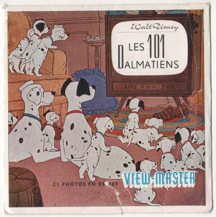 View-master 101 Dalmatiërs B 532 Boekje FR, Antiek en Kunst, Antiek | Speelgoed, Ophalen of Verzenden