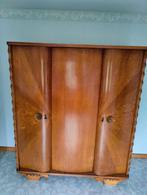 Vintage houten kleerkast, Huis en Inrichting, Kasten | Kleerkasten, Ophalen, 150 tot 200 cm, Zo goed als nieuw, 150 tot 200 cm