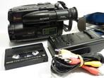 Sony CCD-TR105E Handycam Video8/HI8 met adapter en kabel, Audio, Tv en Foto, Videocamera's Analoog, Ophalen of Verzenden, Hi 8