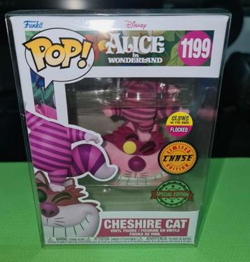 Funko Pop Cheshire Cat Flocked Glow #1199 Limited Chase ed beschikbaar voor biedingen