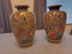 2 japanse satsuma vazen, Antiek en Kunst, Ophalen