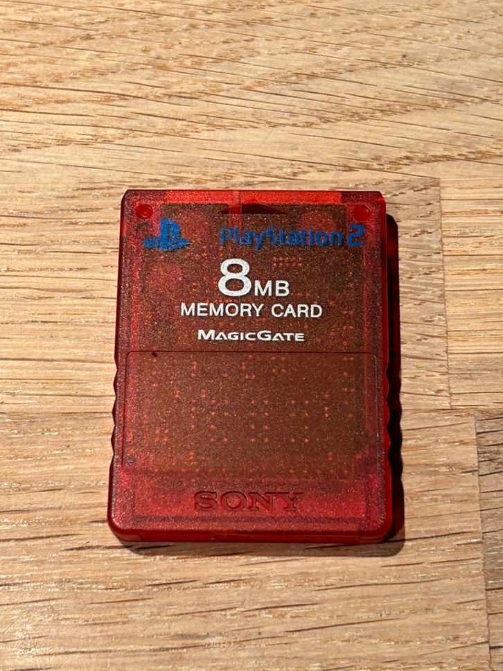 Playstation 2 - memory card 8MB, Games en Spelcomputers, Spelcomputers | Sony Consoles | Accessoires, Gebruikt, PlayStation 2