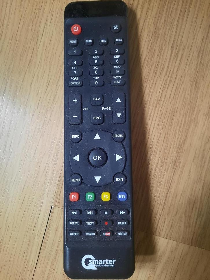 Qsmater afstandsbediening, Audio, Tv en Foto, Afstandsbedieningen, Zo goed als nieuw, Tv, Ophalen of Verzenden